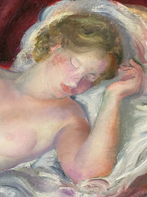 Camille ROCHE (1894–1948), "Sleeping girl", nude