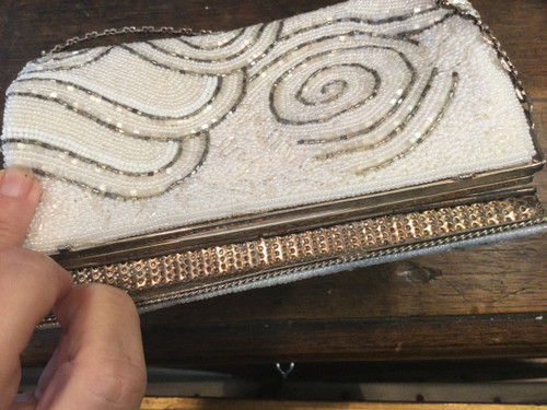 50s beaded clutch