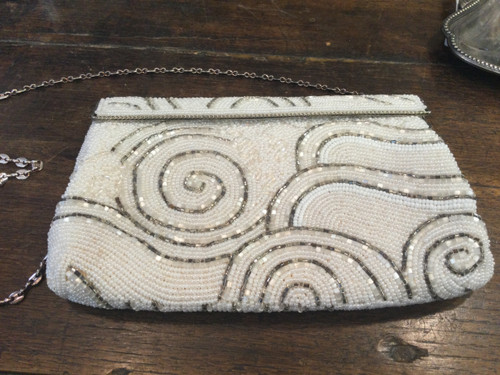 50s beaded clutch
