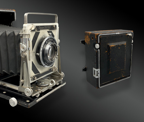 Appareil photographique de presse CROWN GRAPHIC SPECIAL 4 x 5 Etats-Unis XXème