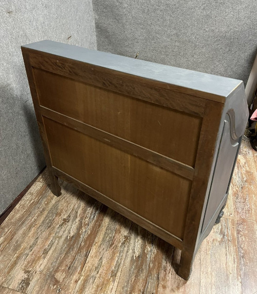 Bureau de pente ou commode scriban en bois laqué esprit Shabby chic époque circa 1920-1930.