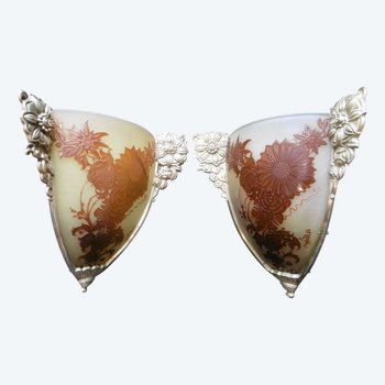 Wandleuchten Emile Gallé Jugendstil