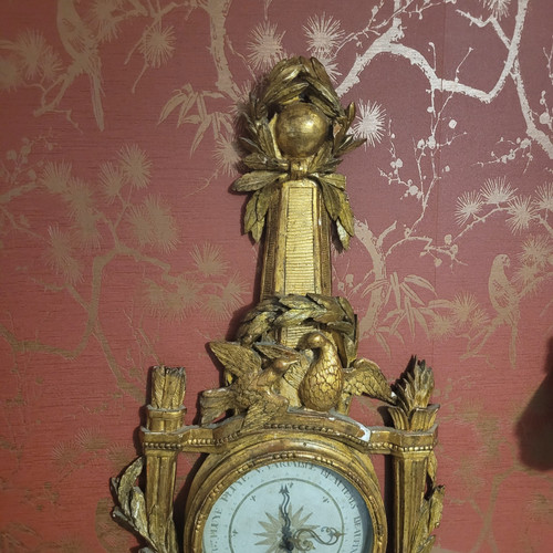 LOUIS XVI Barometer and Thermometer -- TO BE RESTORED --
