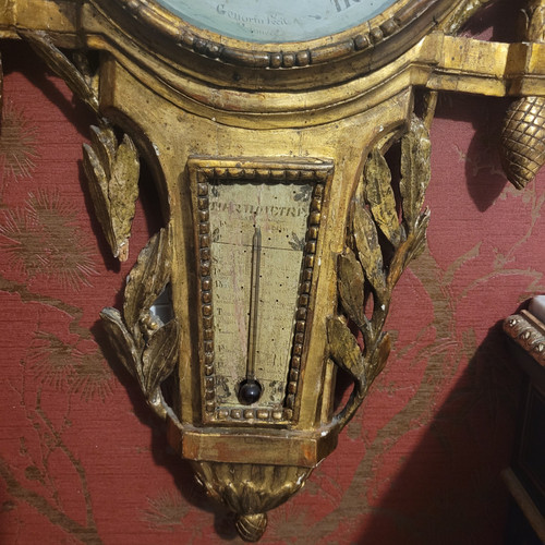 LOUIS XVI Barometer and Thermometer -- TO BE RESTORED --