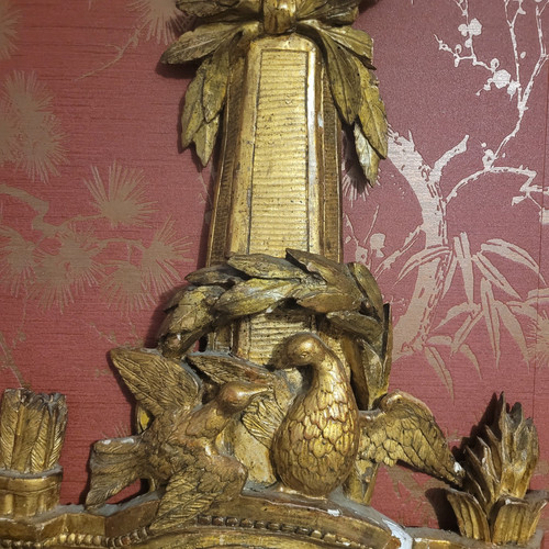 LOUIS XVI Barometer and Thermometer -- TO BE RESTORED --