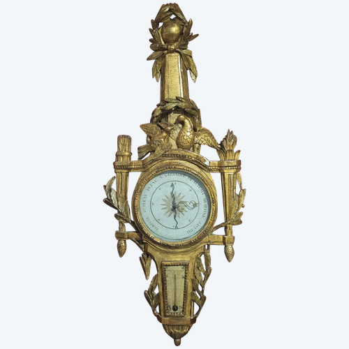 LOUIS XVI Barometer and Thermometer -- TO BE RESTORED --