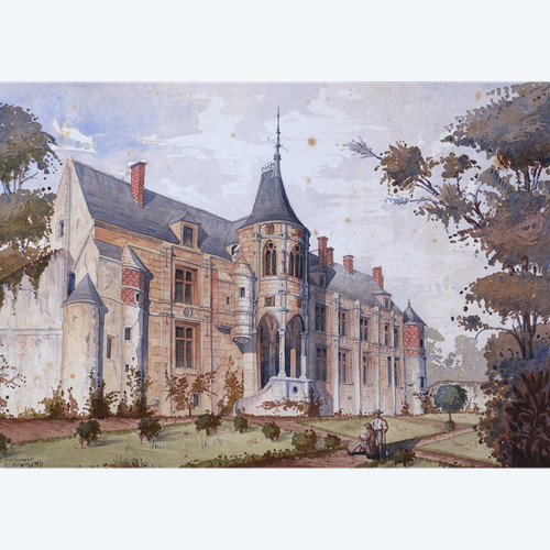 FRENCH School in 1870, The Château de Nantouillet