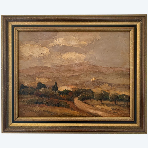 paysage Provençal  sud Drome 
