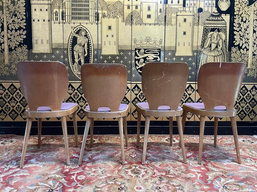 Suite de 4 chaises Baumann 