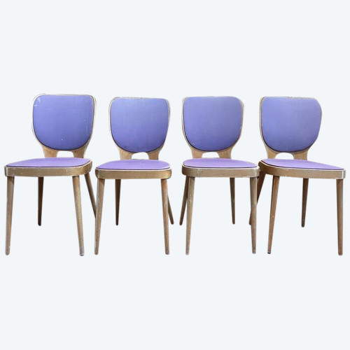 Suite de 4 chaises Baumann 