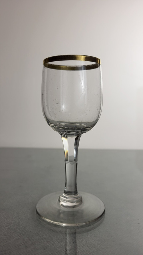 12 verres à vin cuit en cristal