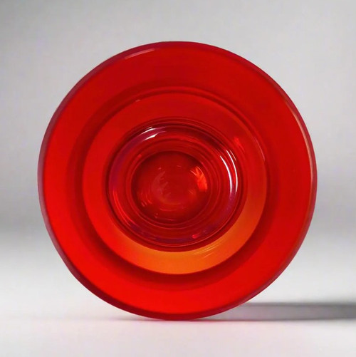 Stupendo vaso Tamara Aladin Tulppaani degli anni '70 (#1513) per Riihimaki/Riihimaen Lasi Oy