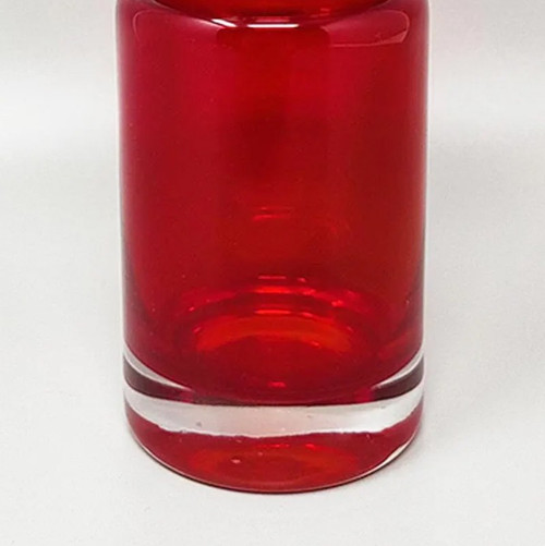Stupendo vaso Tamara Aladin Tulppaani degli anni '70 (#1513) per Riihimaki/Riihimaen Lasi Oy