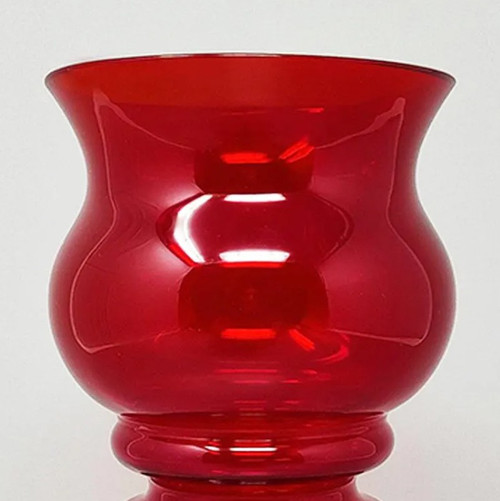 Stupendo vaso Tamara Aladin Tulppaani degli anni '70 (#1513) per Riihimaki/Riihimaen Lasi Oy