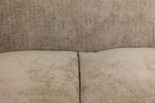 Rectangular sofa in gray velvet. 1990s. LS60311509A