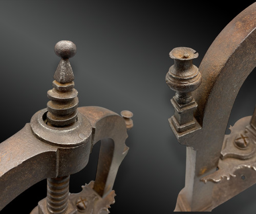 Hand press, wrought iron, France, 18th century