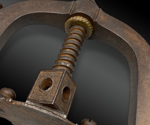 Hand press, wrought iron, France, 18th century