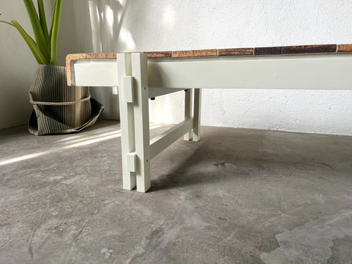 Roger Capron rectangular coffee table, Vallauris France 1960