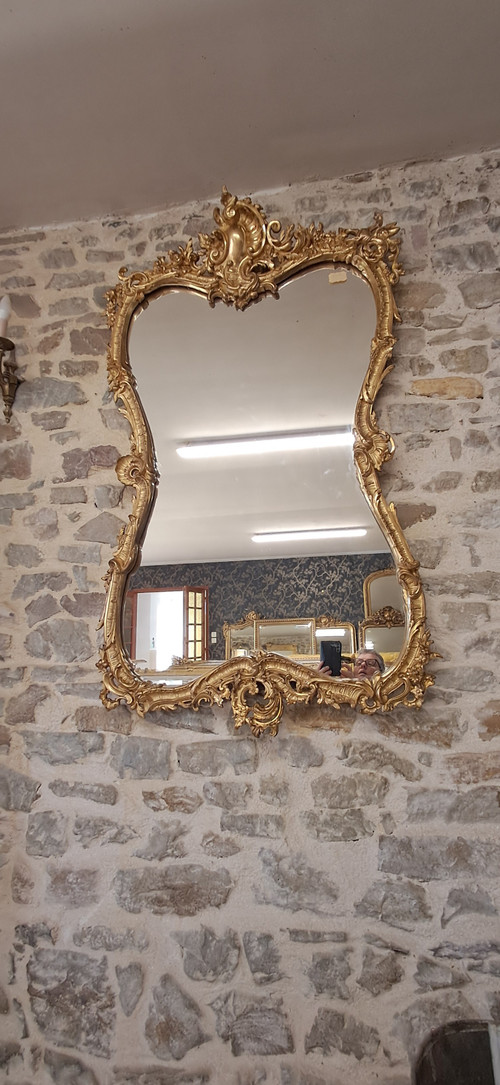 Miroir ancien XIX  143 x 87