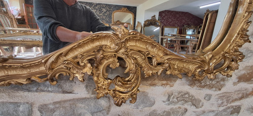 Miroir ancien XIX  143 x 87