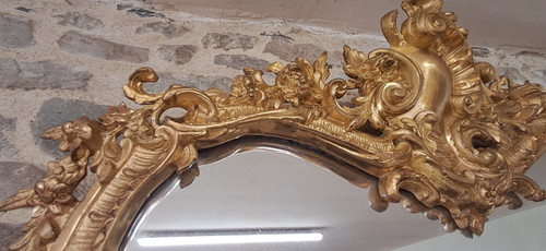Miroir ancien XIX  143 x 87