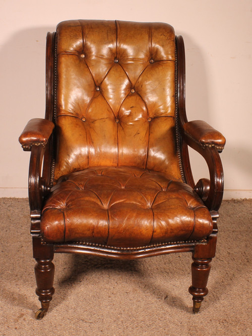 Poltrona Chesterfield - XIX secolo