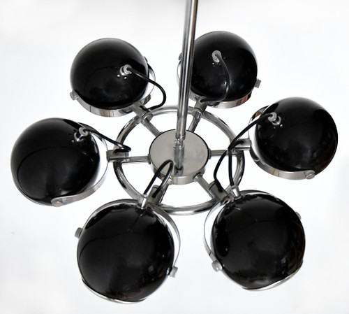 Eyeball chandelier in the style of the 1970s