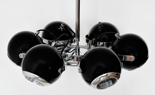 Eyeball chandelier in the style of the 1970s