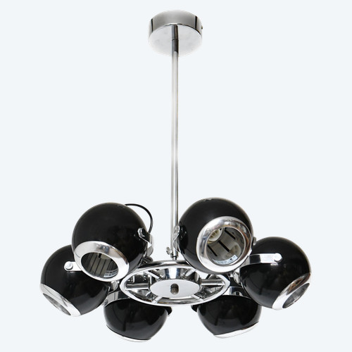Eyeball chandelier in the style of the 1970s