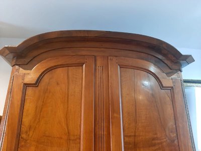 Saintongeaise bonnet maker in cherry wood and elm burl - Late 18th century