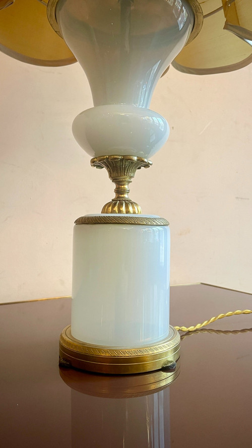 Lampada opalina “Bolla di sapone”, XIX secolo 