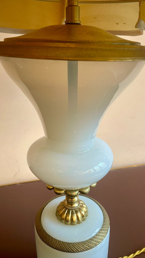 Lampada opalina “Bolla di sapone”, XIX secolo 