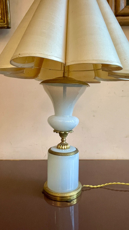 Lampada opalina “Bolla di sapone”, XIX secolo 