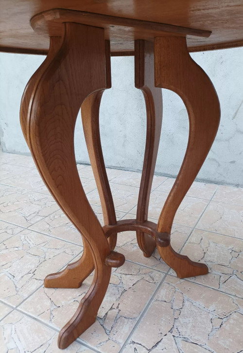 Tavolo vintage in rovere massello