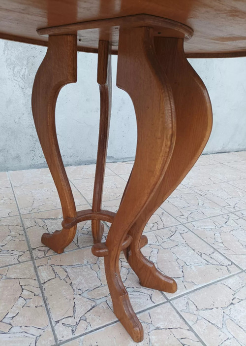 Tavolo vintage in rovere massello