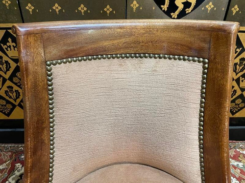 Set of 6 Empire gondola chairs in mahogany