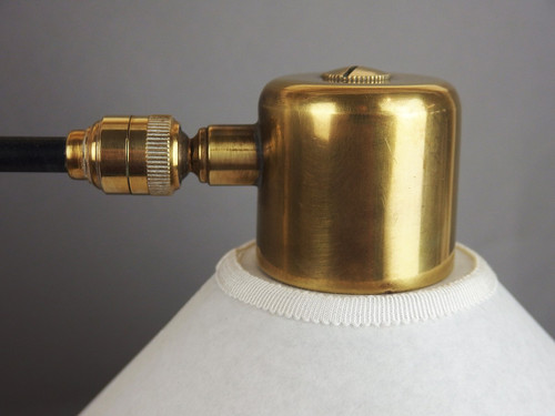 Lampada da parete orientabile di René Mathieu per Lunel