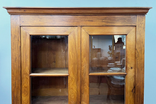 Bibliotheque LOUIS PHILIPPE en noyer