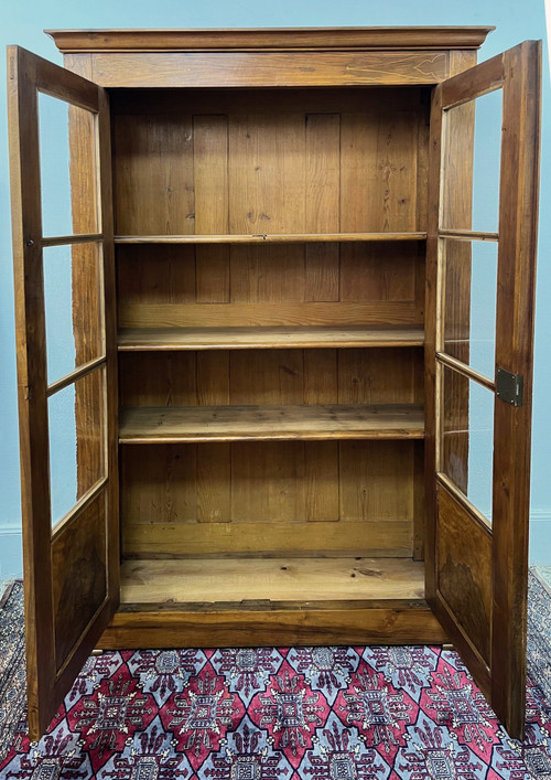 Bibliotheque LOUIS PHILIPPE en noyer