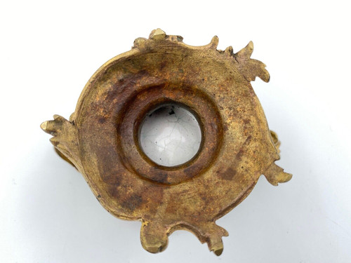 Coupe en émail Chine XIXe montée bronze doré Louis XV