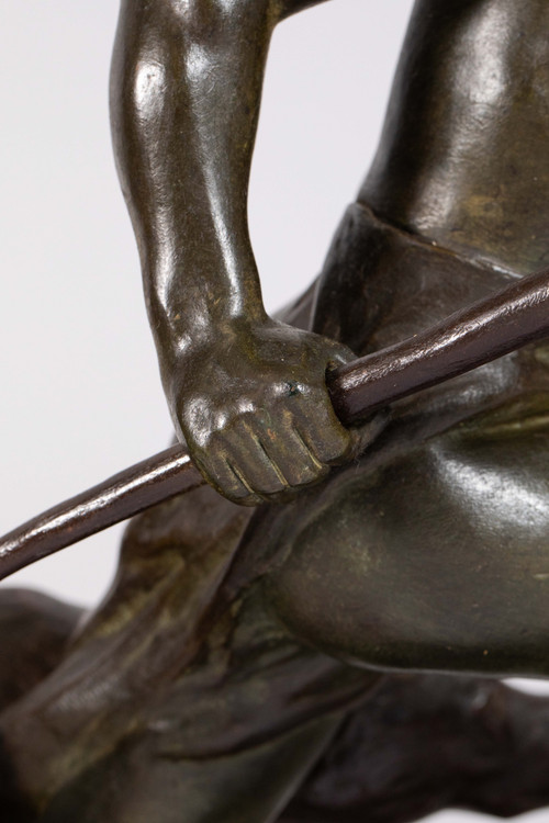 Large Art Deco bronze