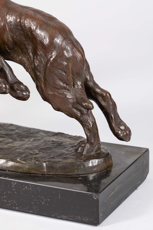 Large Art Deco bronze