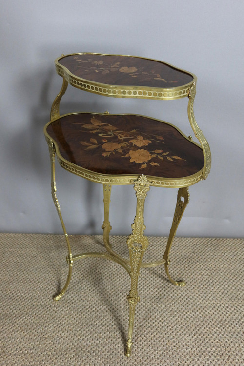 Sockeltisch mit Intarsien von Napoleon III
