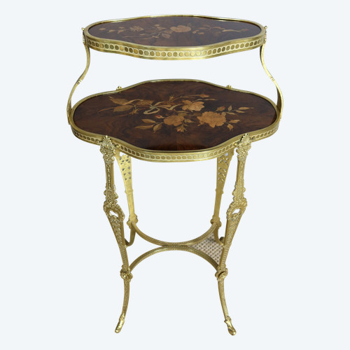 Sockeltisch mit Intarsien von Napoleon III