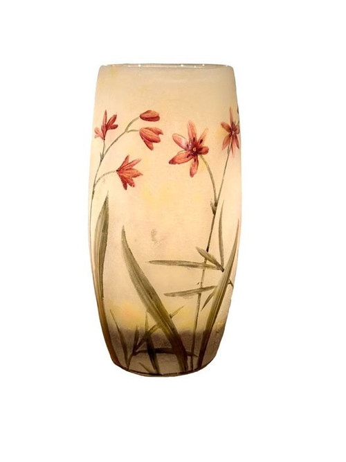 Daum Nancy Vase "Lily of the Cafres"