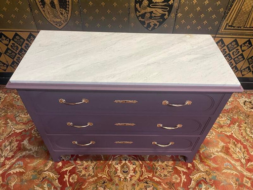 Cassettone in stile Liberty dipinto