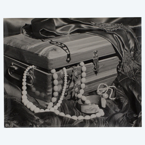 Bernard Darot silver photography 20th century jewelry box