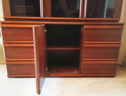 Libreria vintage scandinava in palissandro dal design Bas van Pelt