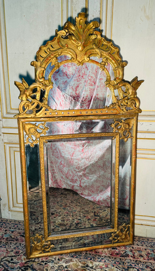 Large Regency period mirror, late 17th century