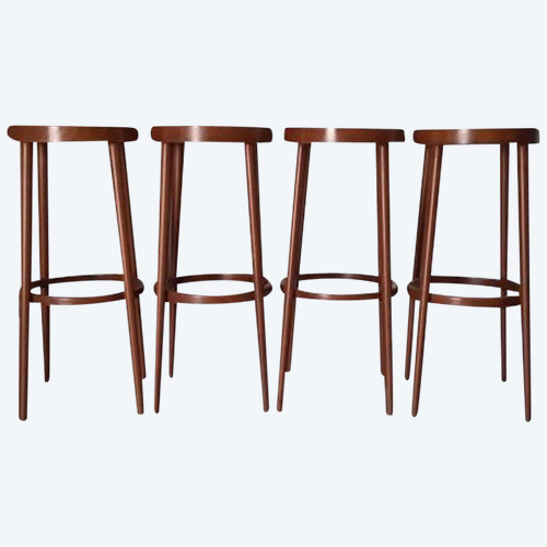 Set of 4 Baumann stools.
